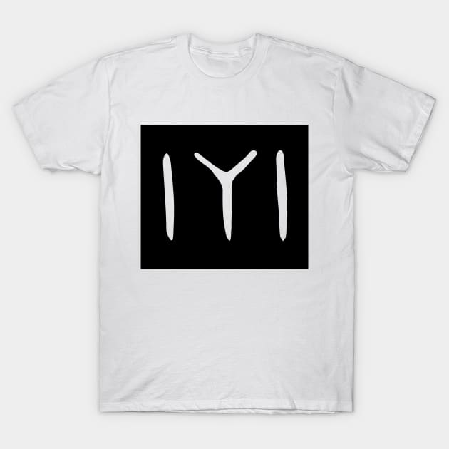 Black Kayi Tribe Flag Symbol from Dirilis/Resurrection Ertugrul T-Shirt by TerrificTees